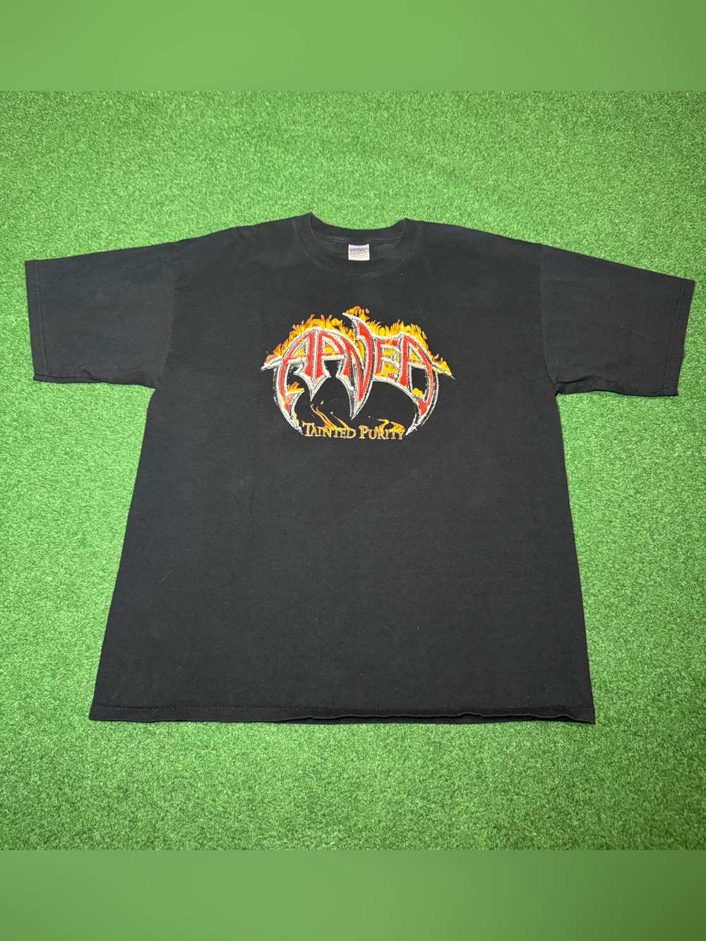 Apnea Tainted Purity Metal Band Vintage Y2K RARE XL T Shirt